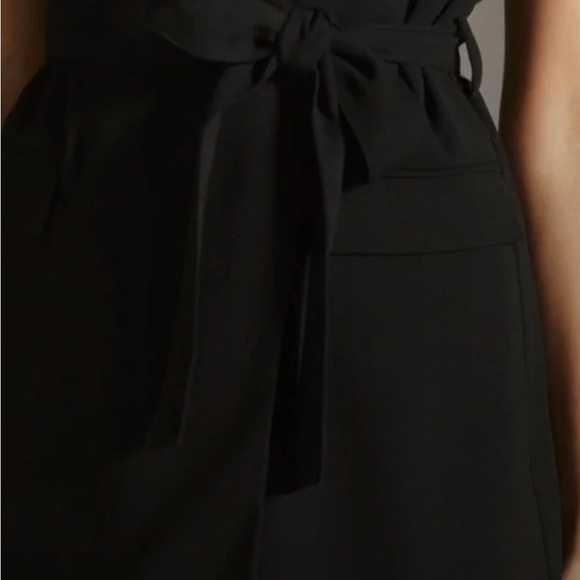 ANTHROPOLOGIE NWT - Sleeveless Black Vest Mini Dress (S) - Picture 5 of 6